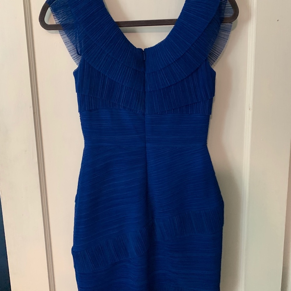 BCBGMAXAZRIA blue sapphire Briana dress NWT - Picture 5 of 7